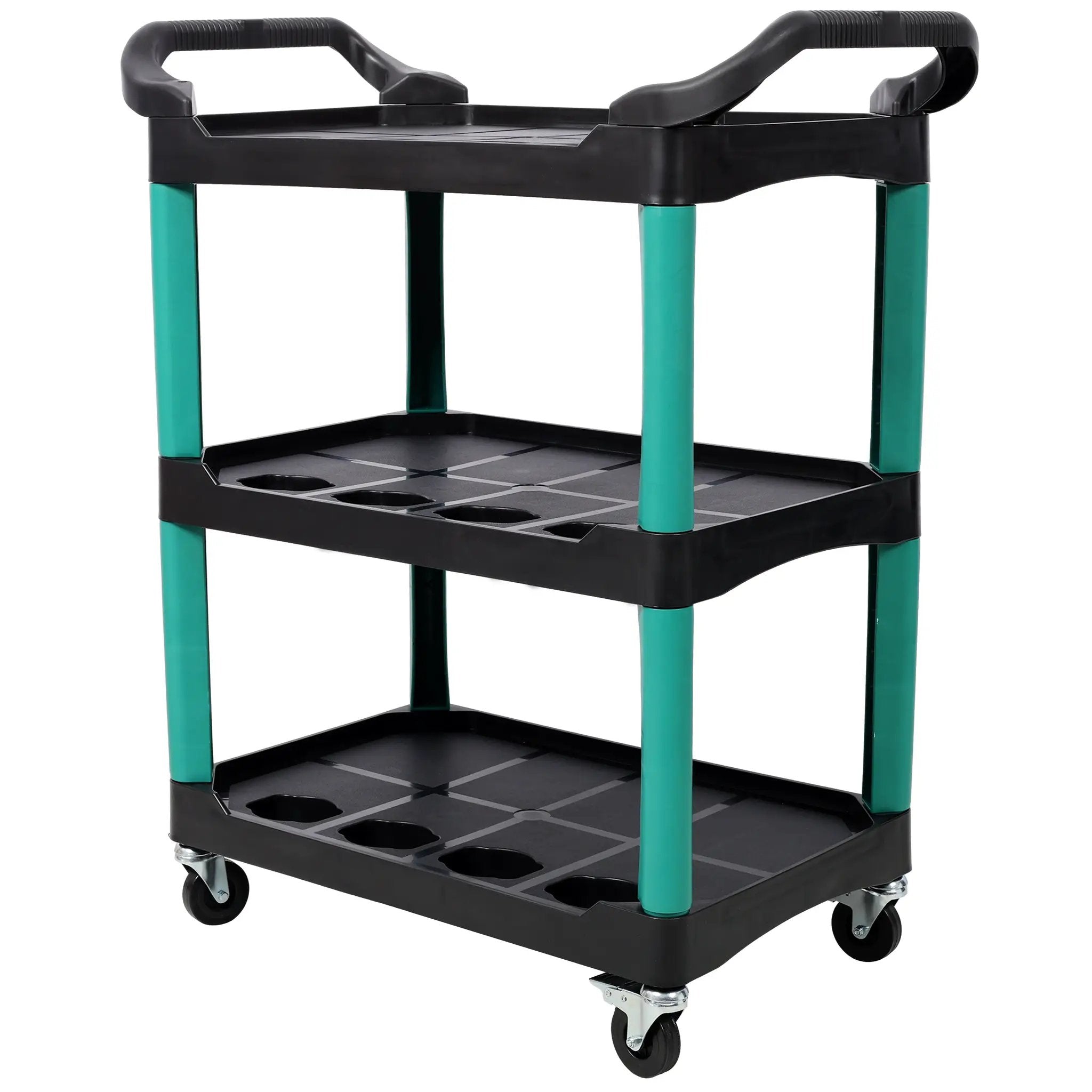 3 Tier Rolling Auto Detail Cart With Wheels by HouseOfZazla