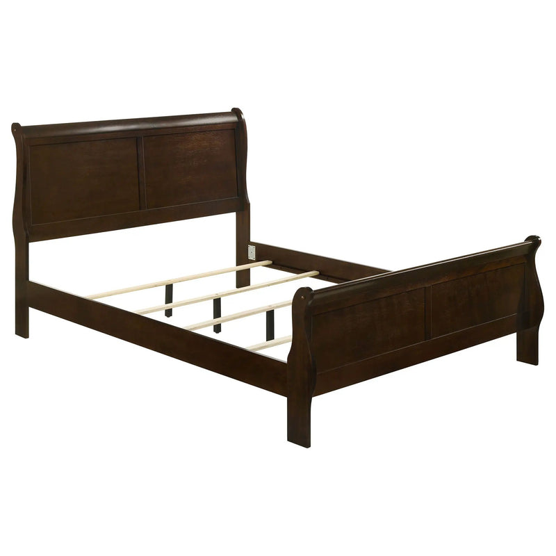 Louis Philippe 4-piece Queen Bedroom Set Cappuccino by Unique Piece Furniture