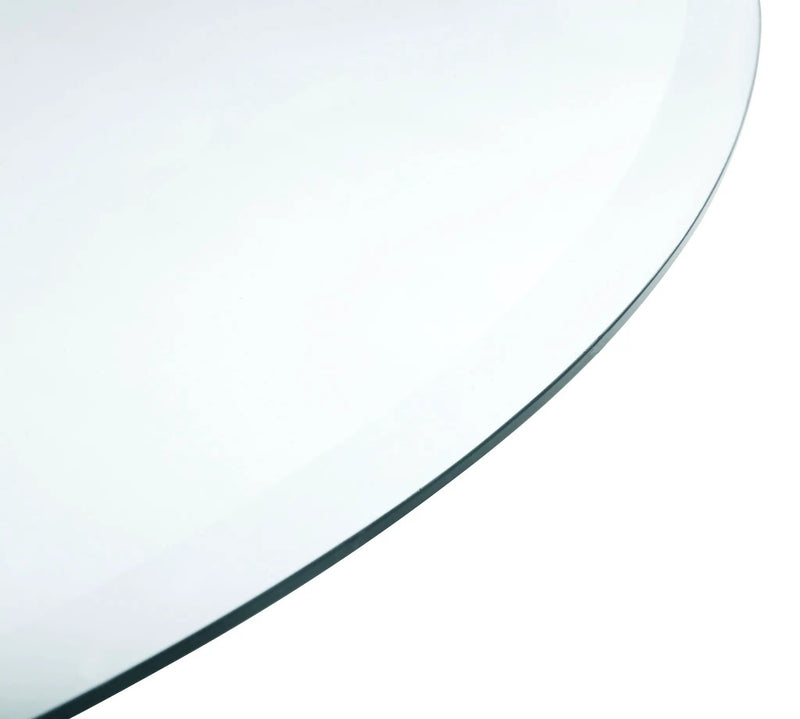 Glass Tops 48-inch 6mm Round Clear Tempered Glass Top by Unique Piece Furniture