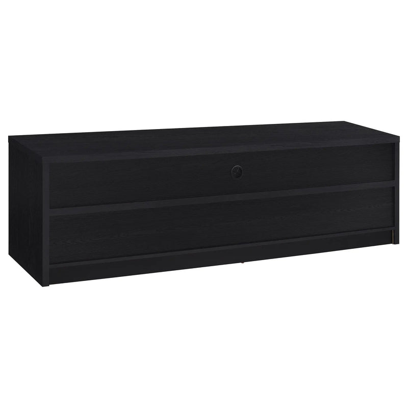 Rutland 78-inch 3-drawer TV Stand Media Console Black by Unique Piece Furniture