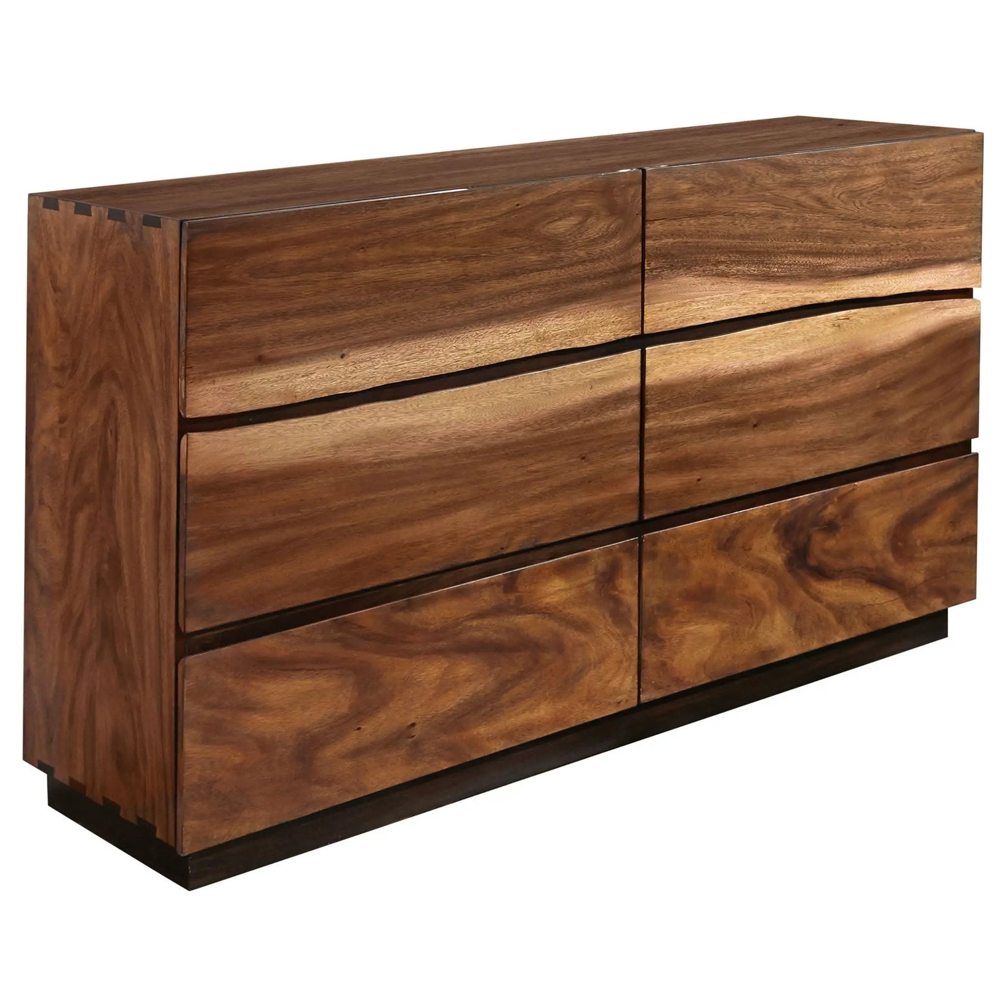 Winslow 4-piece Eastern King Bedroom Set Smokey Walnut by Unique Piece Furniture