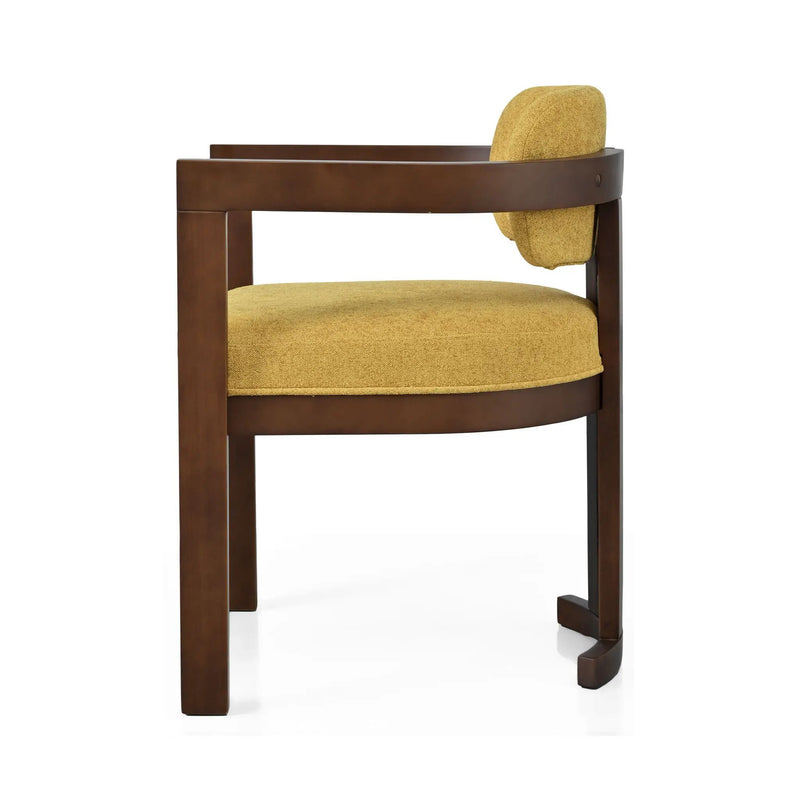 Stylish Indoor Upholstered Wood Dining Chair Set of 2 by HouseOfZazla