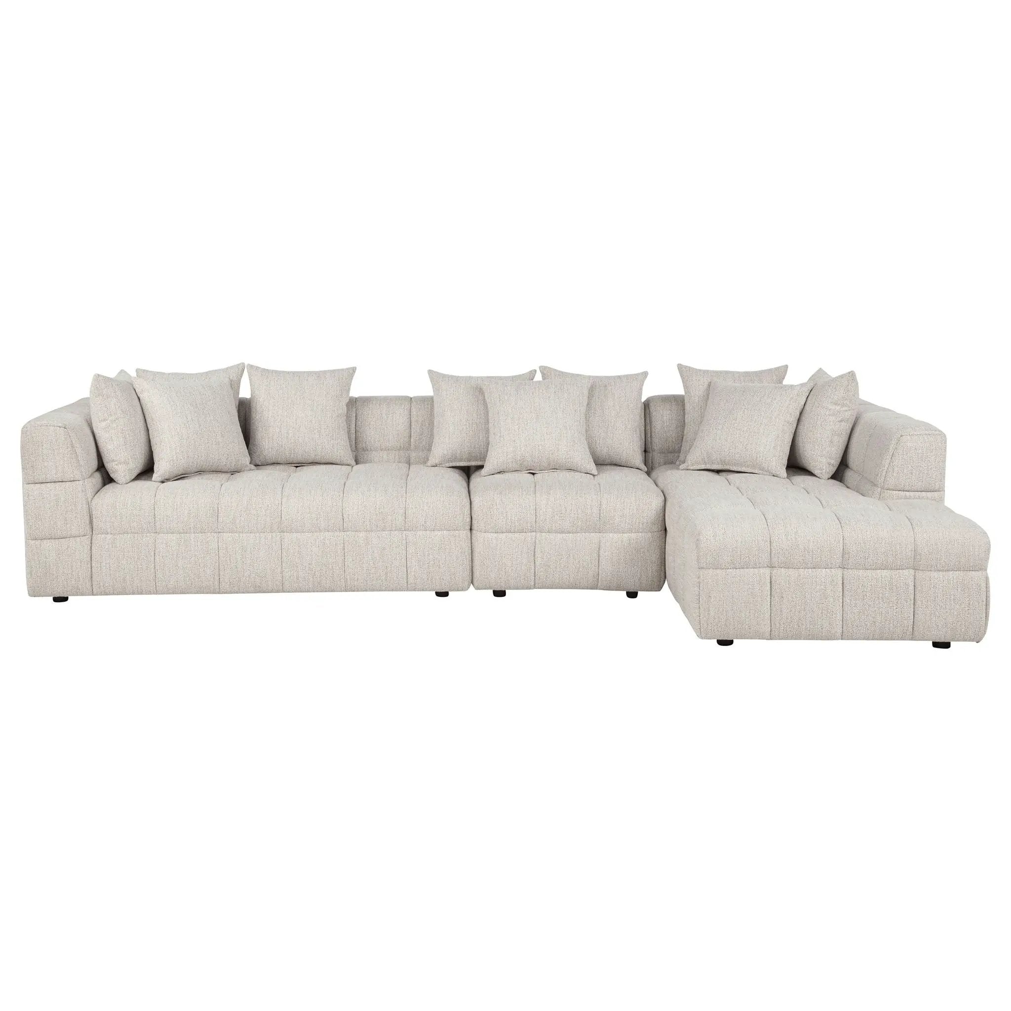 Amara 3-Piece Upholstered Sectional Sofa by Unique Piece Furniture