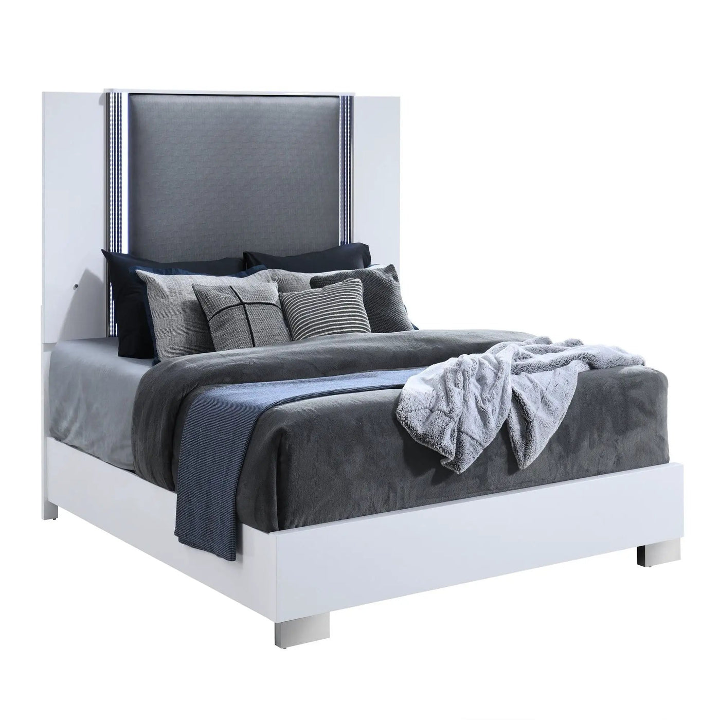 Moon - Bed & LED Accent Lighting by Unique Piece Furniture