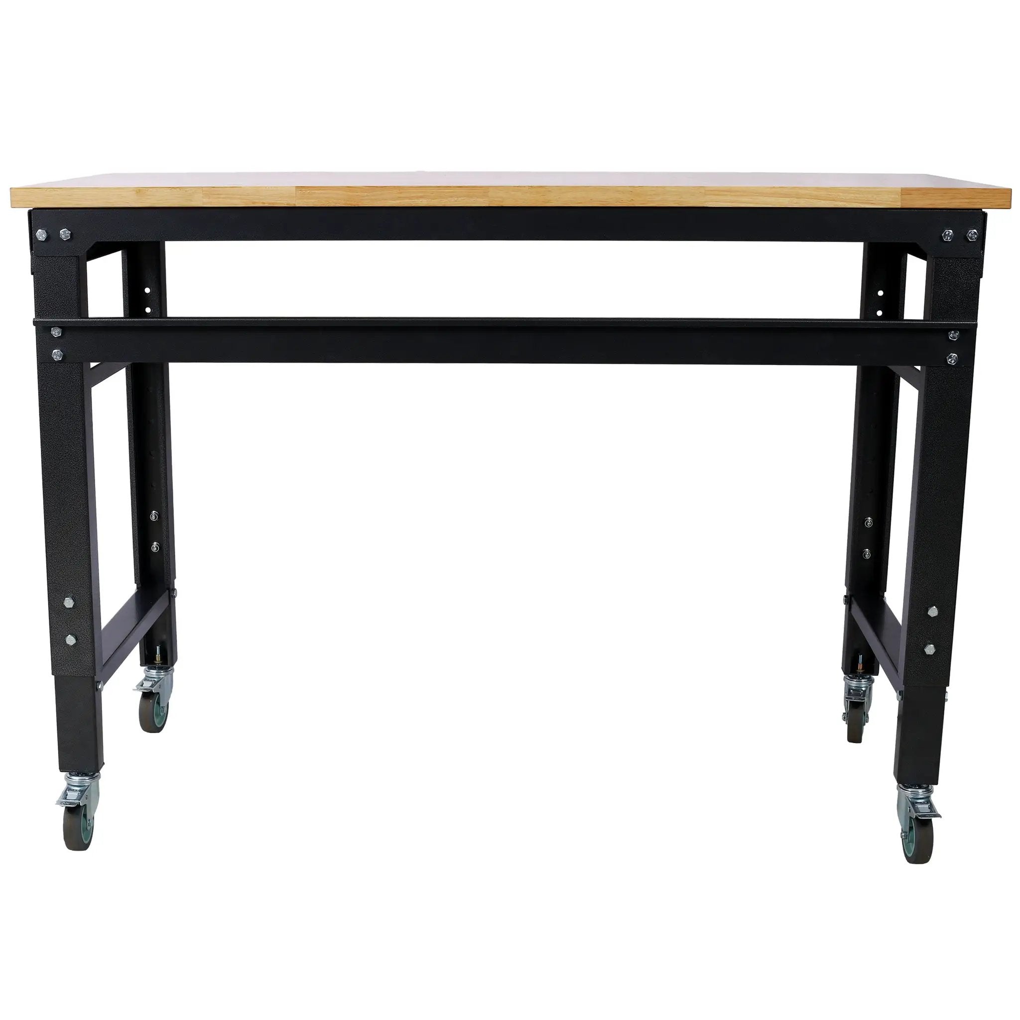 48" Wide Rolling Workbench - Adjustable Height for Workshop by HouseOfZazla