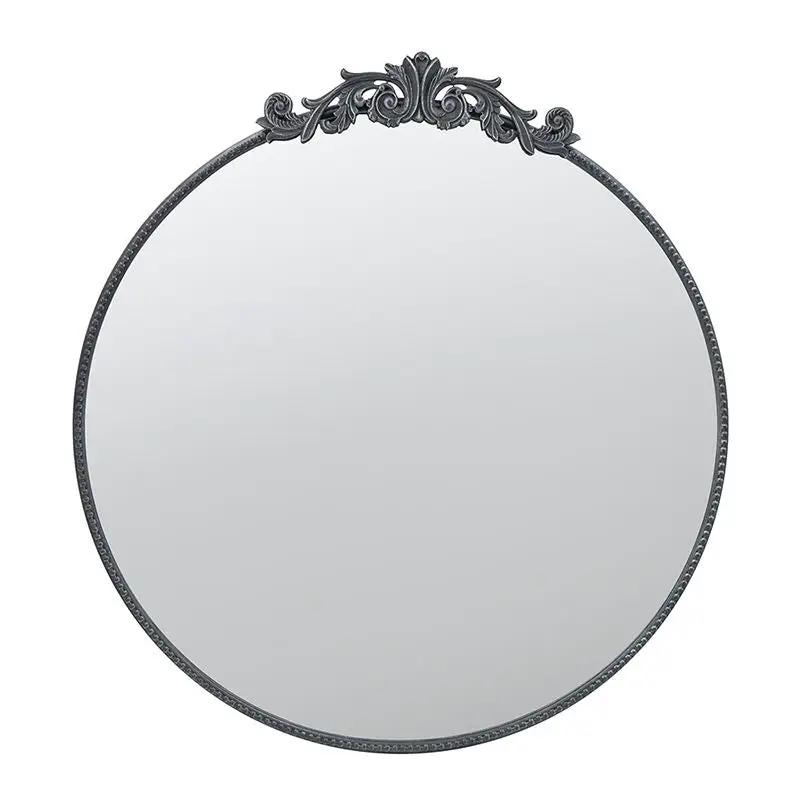 Classic Design Mirror With Baroque Inspired Frame For Bathroom, Entryway Console Lean Against Wall by Unique Piece Furniture