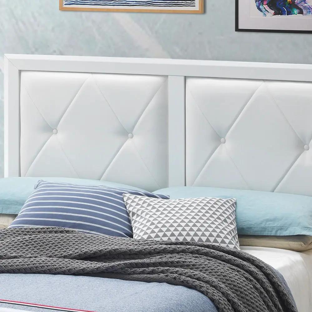 Padded Headboard Bed by HouseOfZazla
