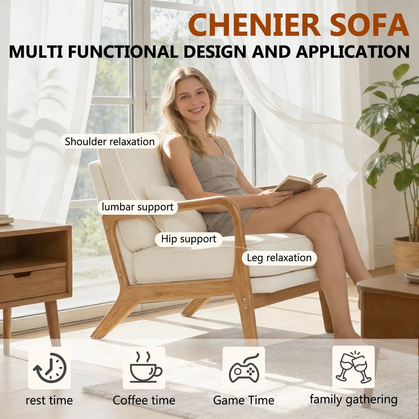 Upholstered Living Room Chair by HouseOfZazla