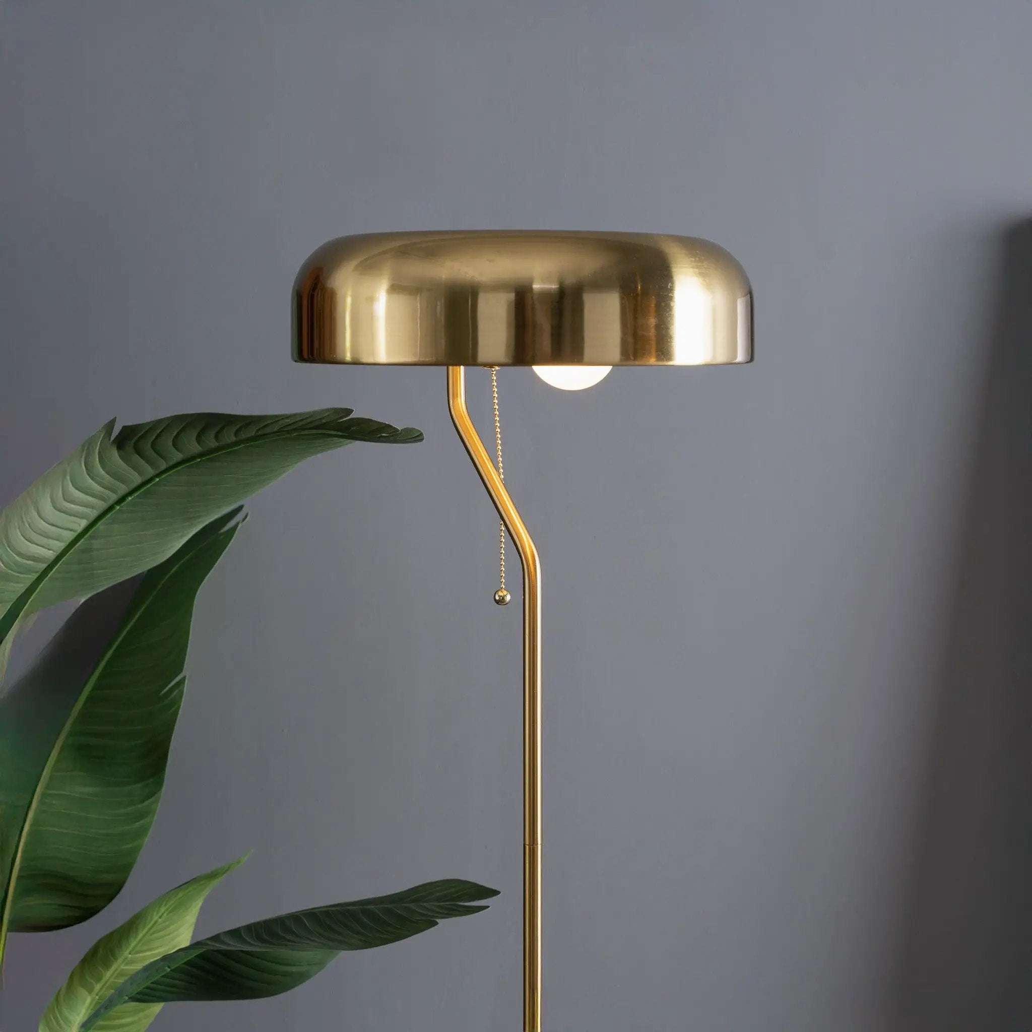 Spectra - Tall Corner Floor Lamp For Living Room - Gold by HouseOfZazla