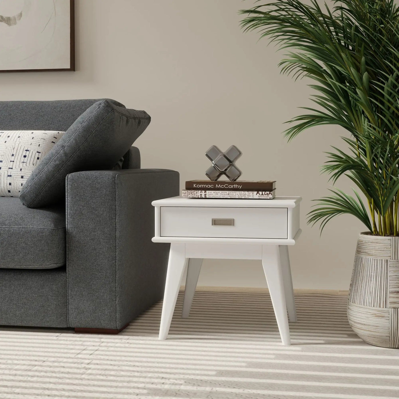 Draper - Handcrafted Mid Century End Table by HouseOfZazla