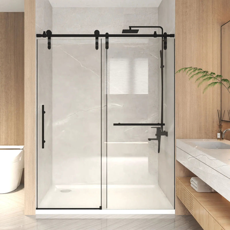 Frameless Sliding Bathtub Door With Frame by HouseOfZazla