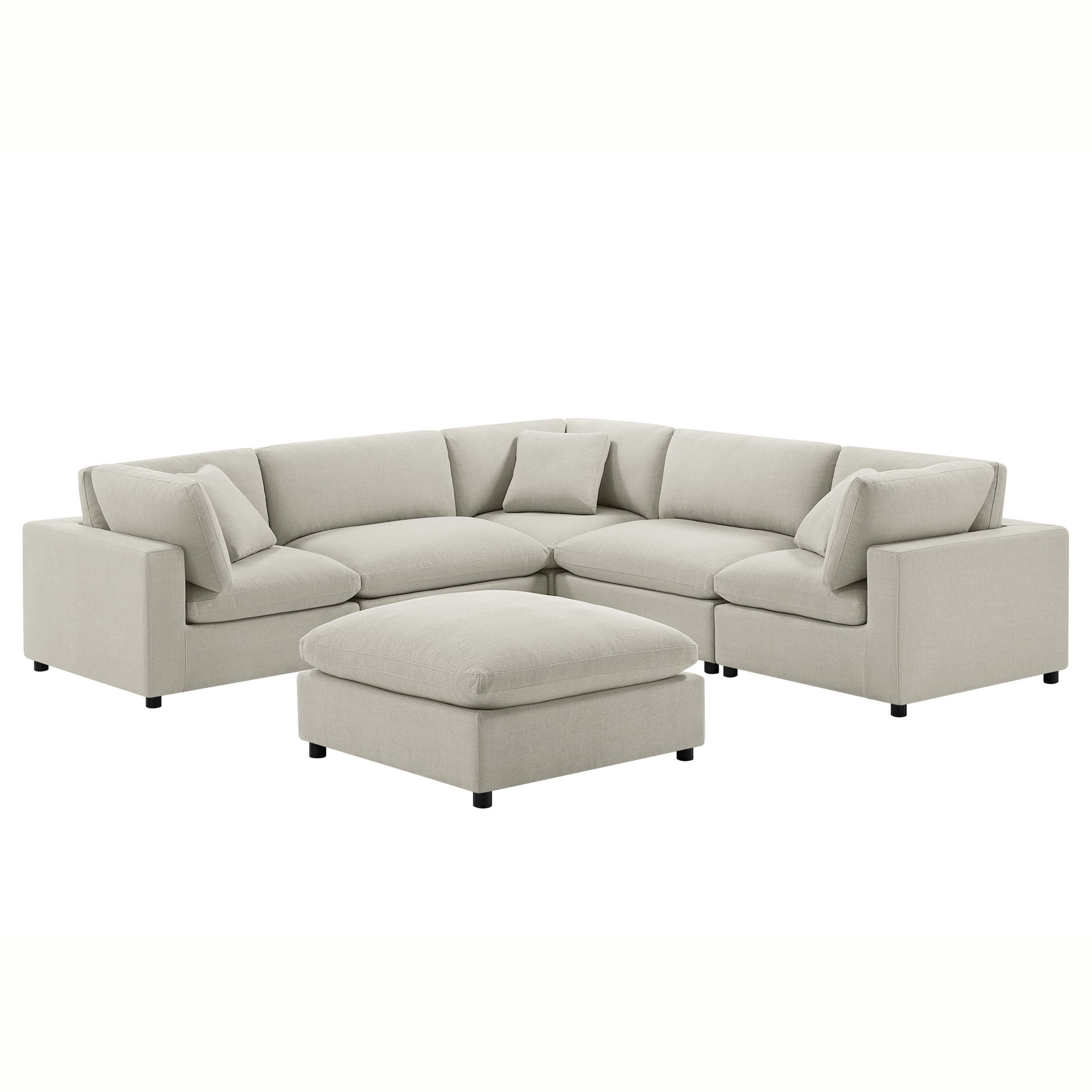 Cassandra - Sofa With Ottoman by HouseOfZazla