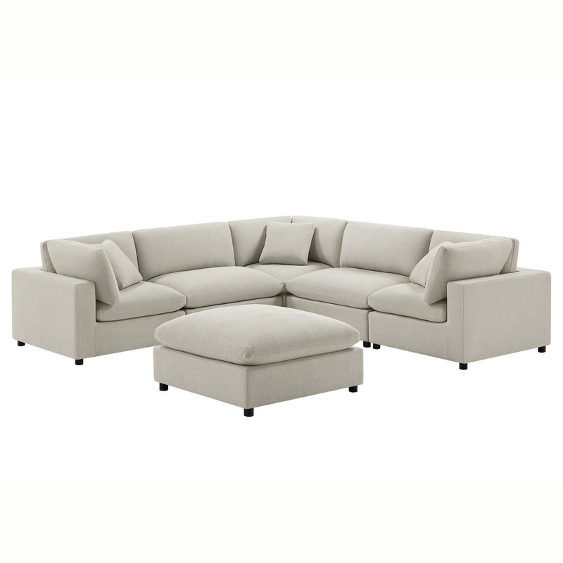 Cassandra - Sofa With Ottoman by HouseOfZazla