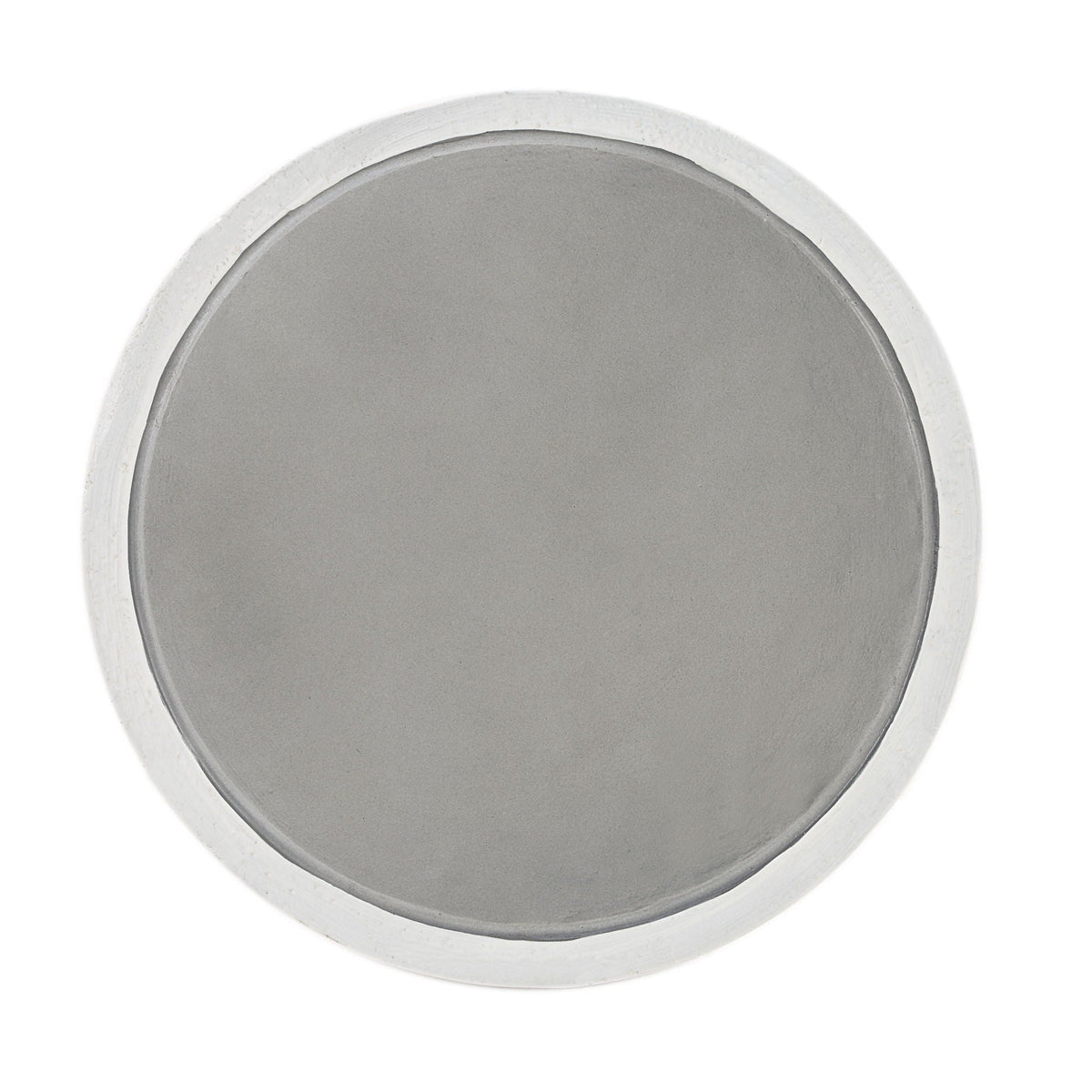 Dylana Natural Fiber Concrete Accent Table with Lightweight Design - Gray, photo 3 of 4