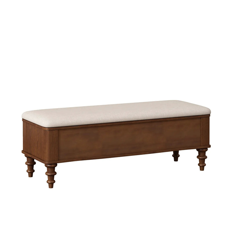 50.8-Inch Multi-Functional Storage Ottoman Bench by HouseOfZazla
