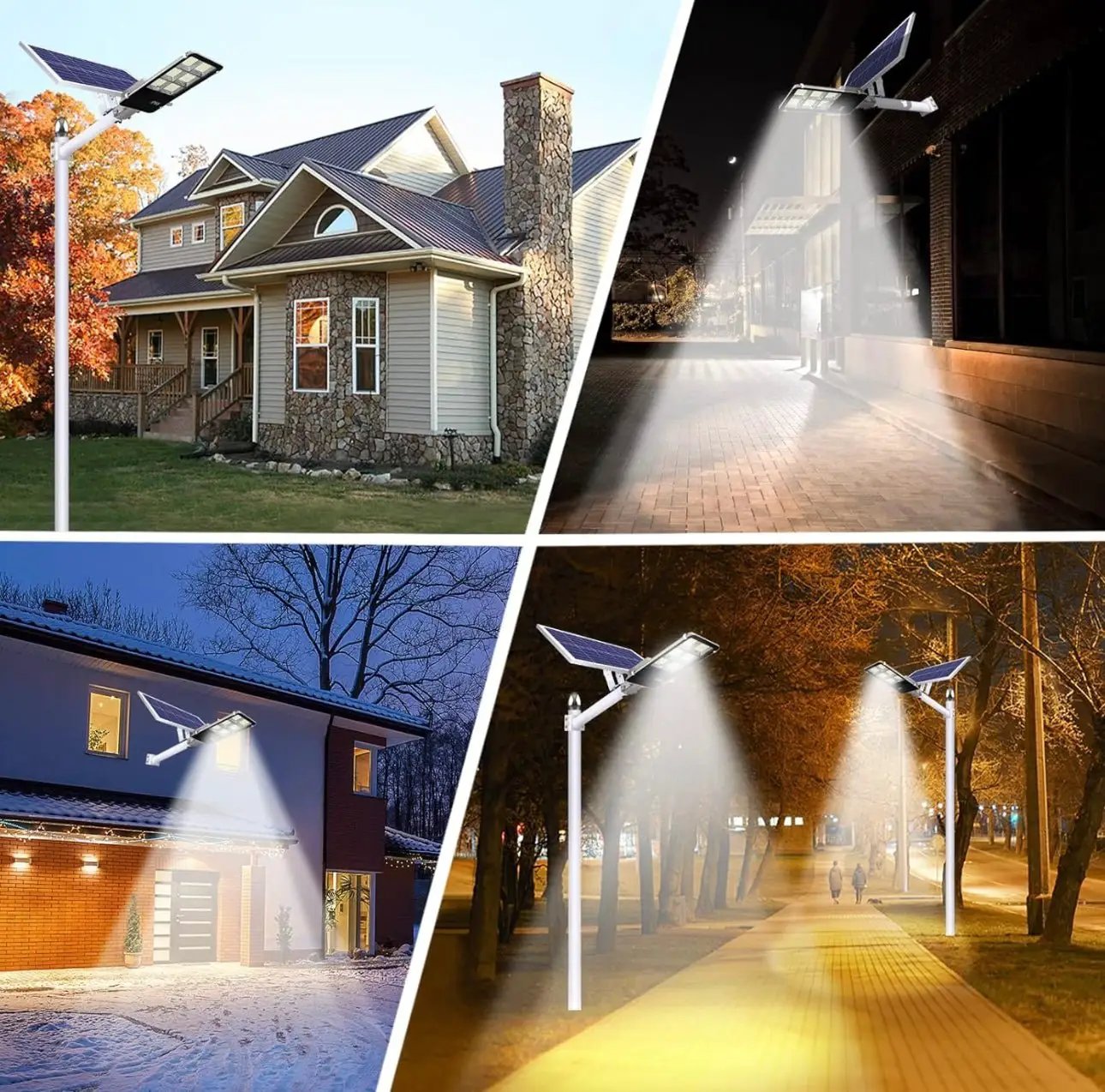 8800 Watt Solar Street Lights, with Remote Control 105000LM LED Dusk to Dawn Solar Light 6500K Super Bright Solar Flood Light by Outdoor Solar Outlet