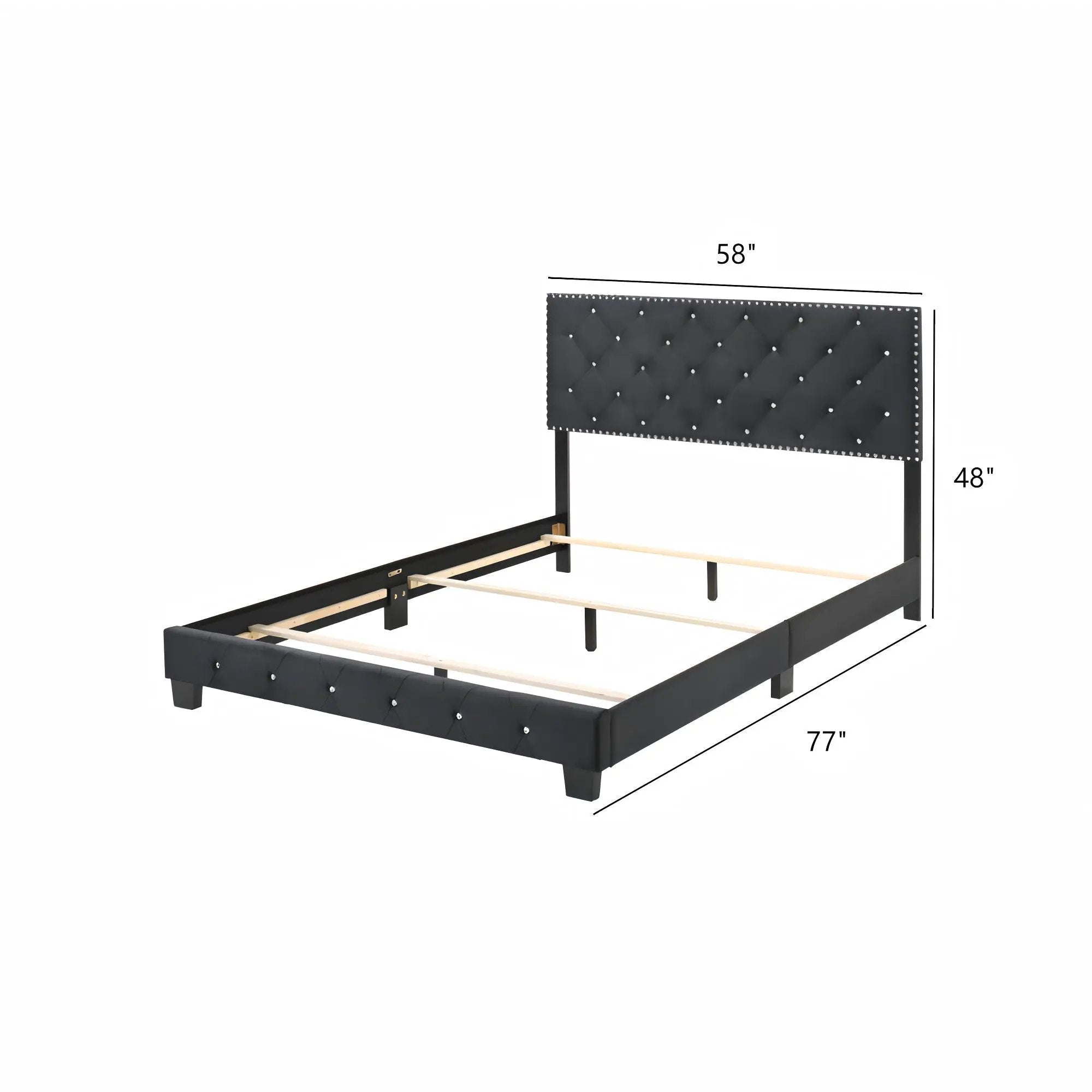 Luxurious Upholstered Bed by Unique Piece Furniture