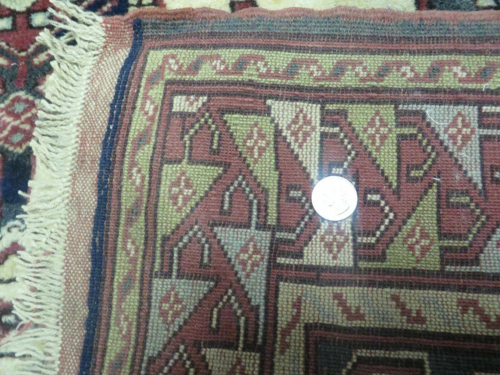 3' X 4' Vintage Handmade Turkish Geometric Oriental Wool Rug Nice by Jewel Rugs