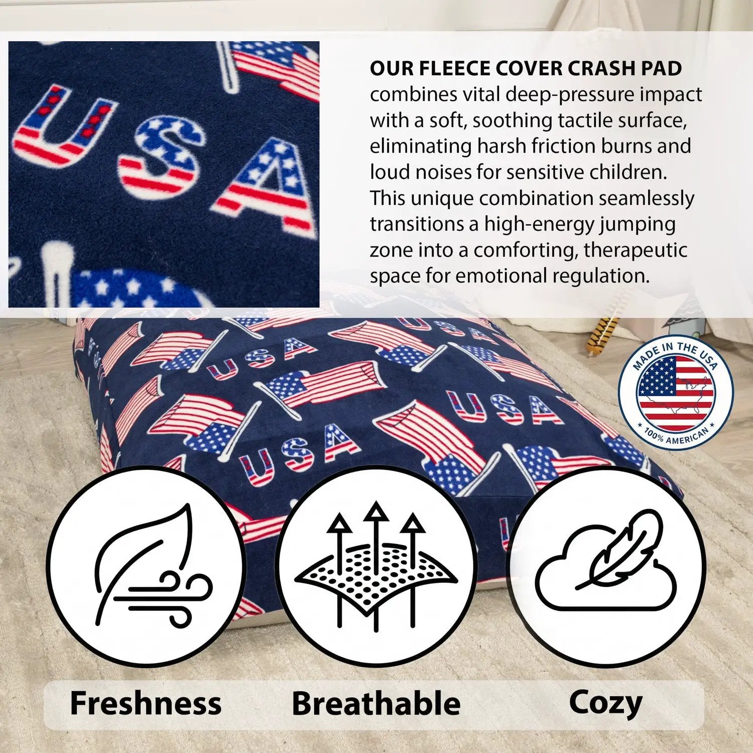 Sensory Crash Pad for Kids & Adults by HouseOfZazla