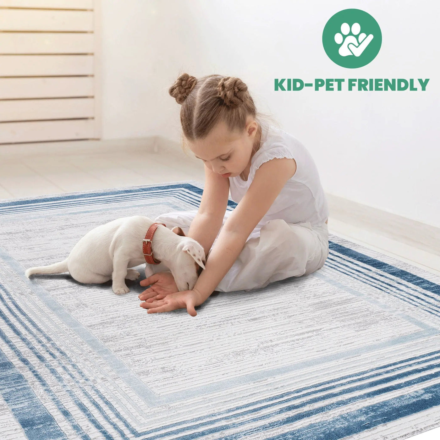 Marfi - Bordered Rug by HouseOfZazla