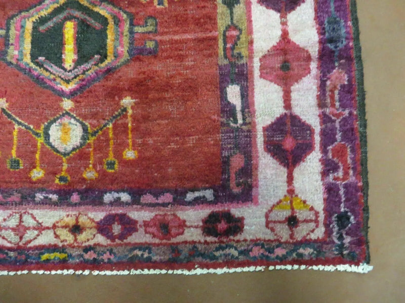 4' X 8' Antique Handmade Turkish Caucasian Kazak Design Wool Rug Veg Dyes Nice by Jewel Rugs