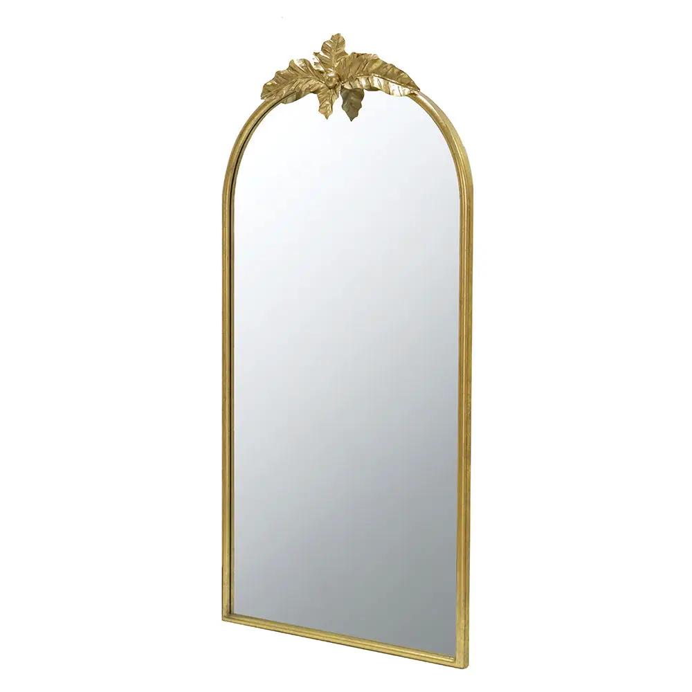 Arched Wall Mirror With Metal Frame, Wall Mirror For Living Room by HouseOfZazla