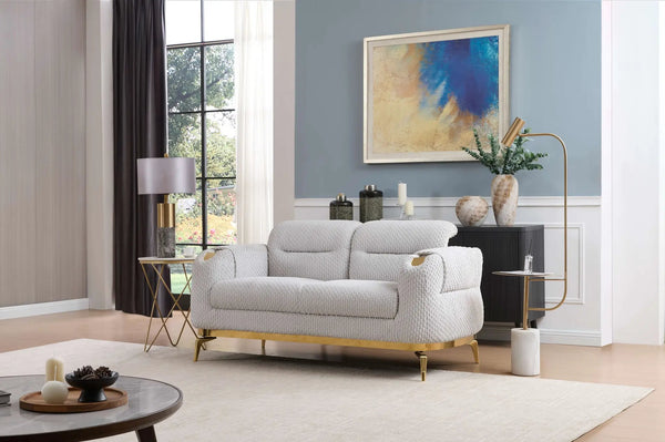 Zoe Modern Style Loveseat
