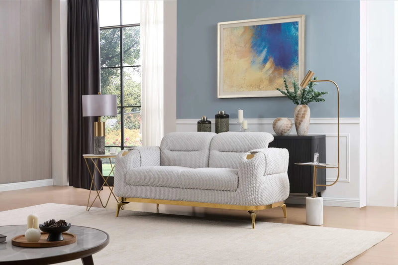 Zoe Modern Style Loveseat by HouseOfZazla