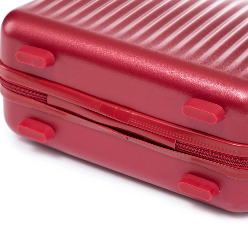 14'/20' 2 pcs ABS Spinner Wheel Luggage Set with Combination Lock and Front Opening Design by HouseOfZazla
