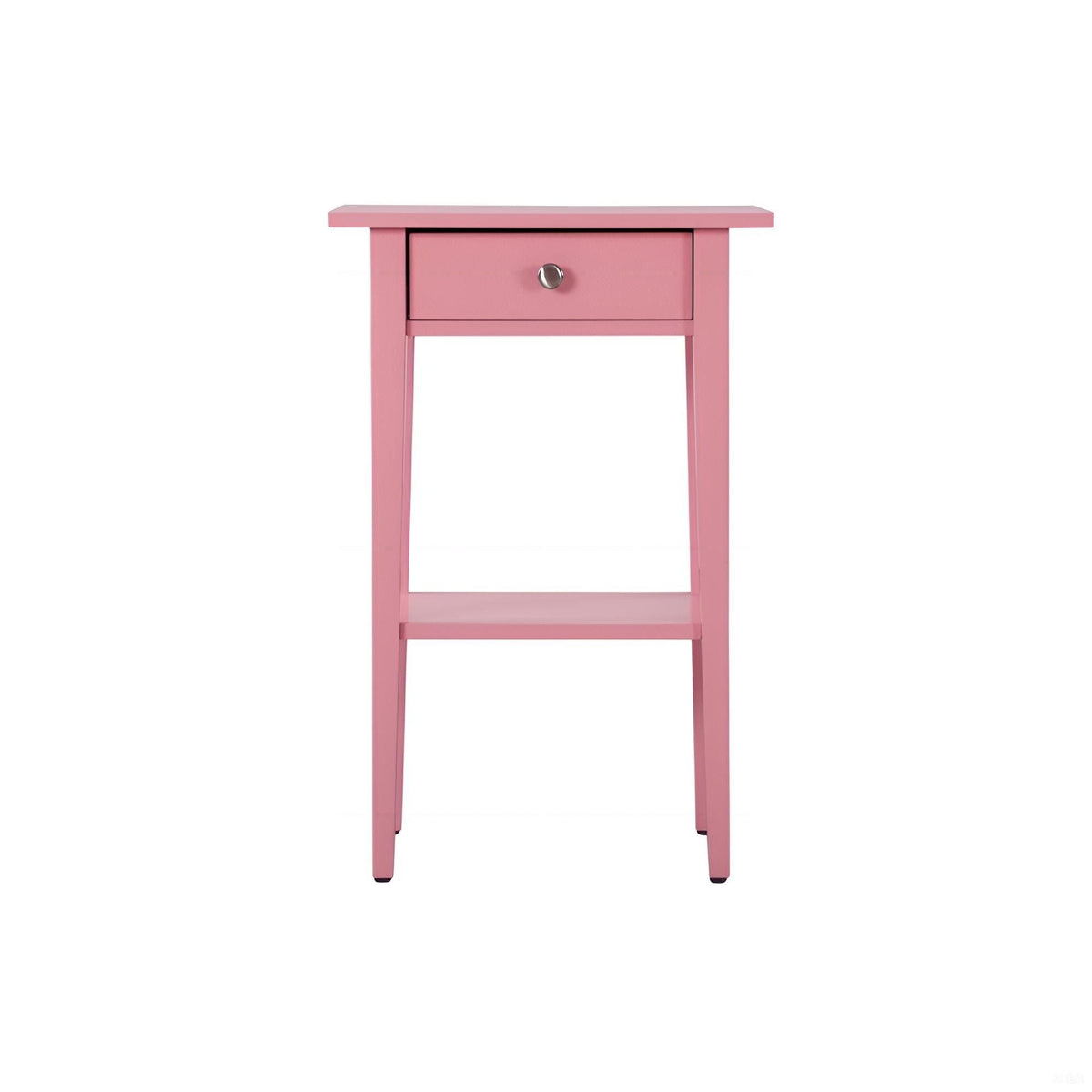 Wood Nightstand with Drawer and Shelf - Multiple Colors, photo 4 of 34