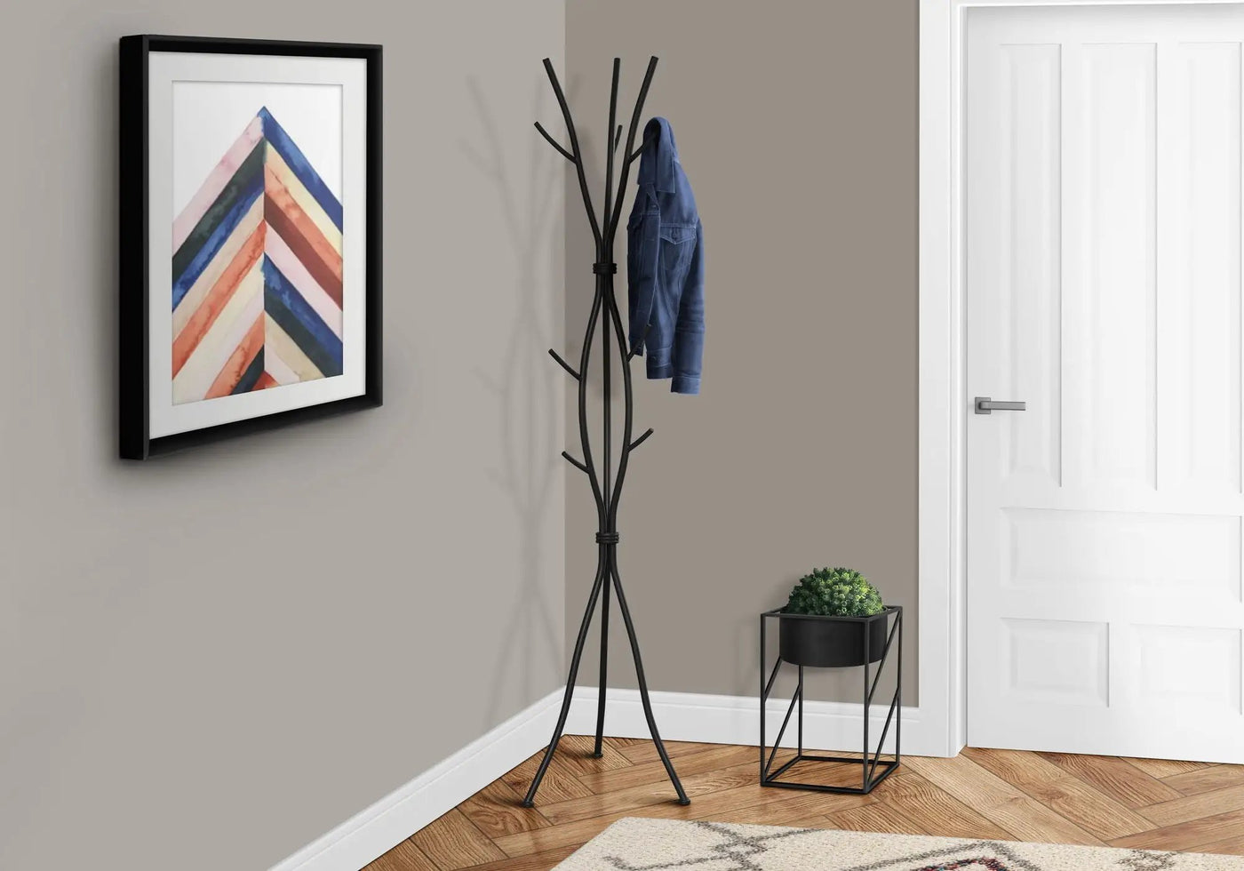 Freestanding Coat Rack Hall Tree with 11 Hooks by HouseOfZazla