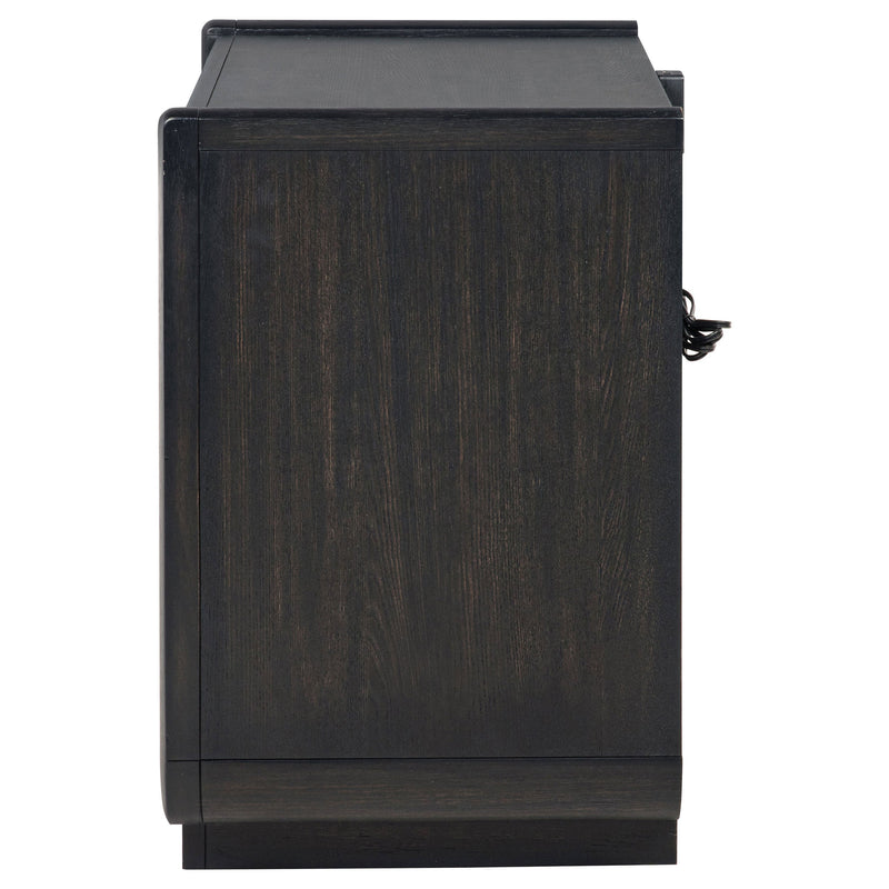 Bangor Burnished Nightstand by HouseOfZazla
