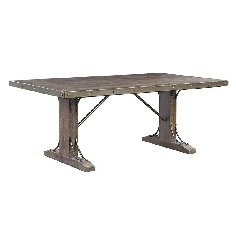 Raphaela - Dining Table - Weathered Cherry by Unique Piece Furniture