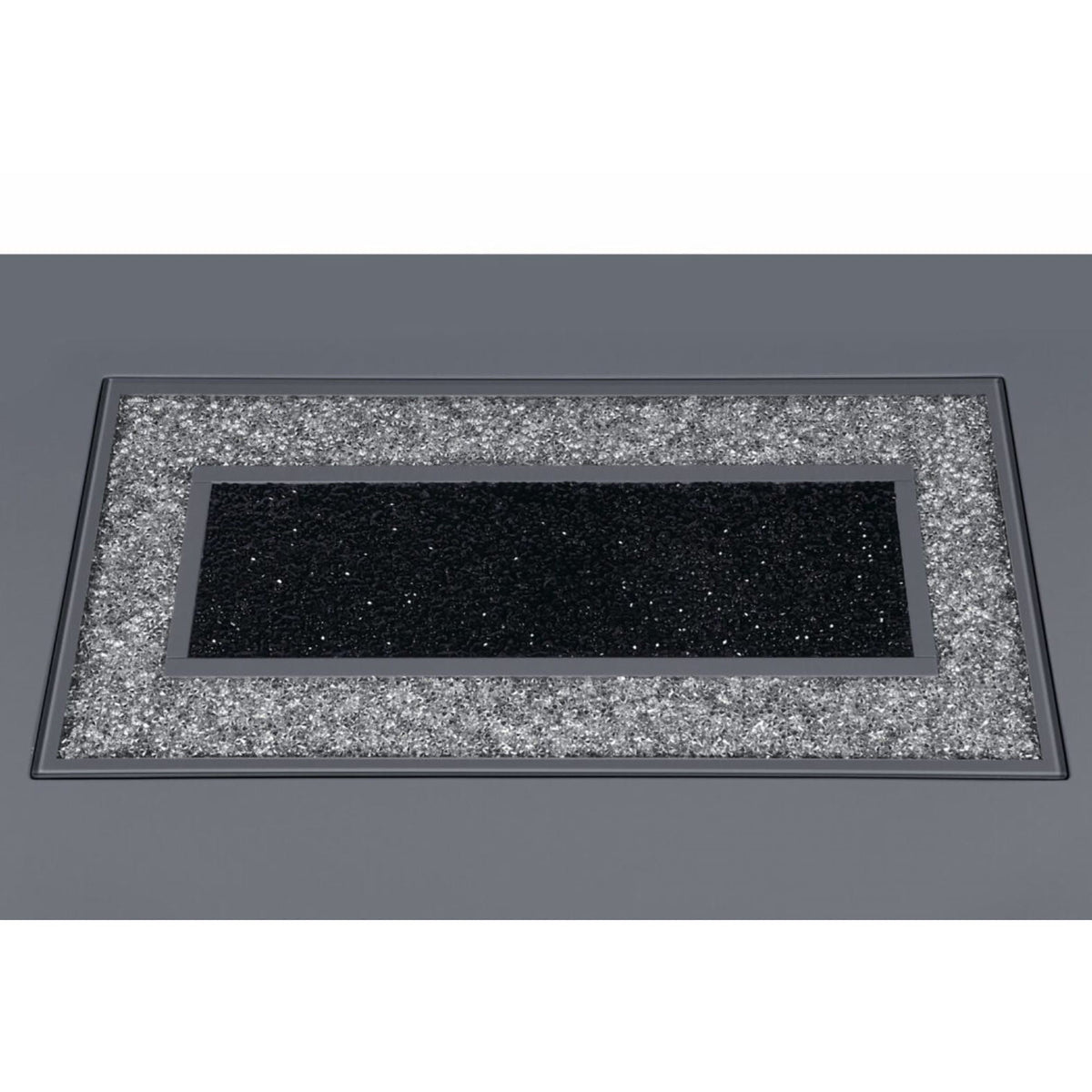 Ariya Bar Table with Glass Inlay - Dark Gray or White, photo 8 of 11