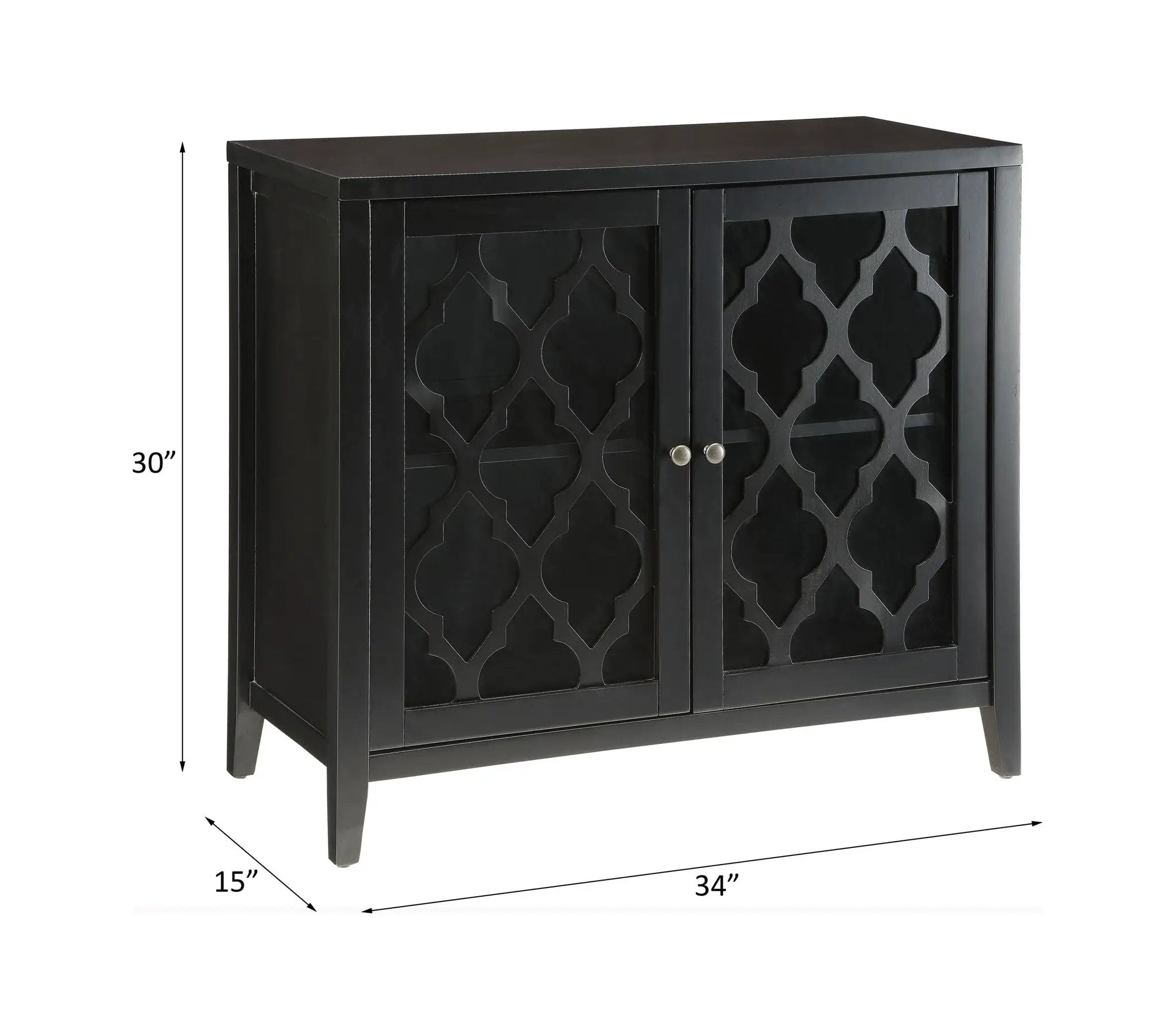 Ceara - Console Cabinet - Black by HouseOfZazla