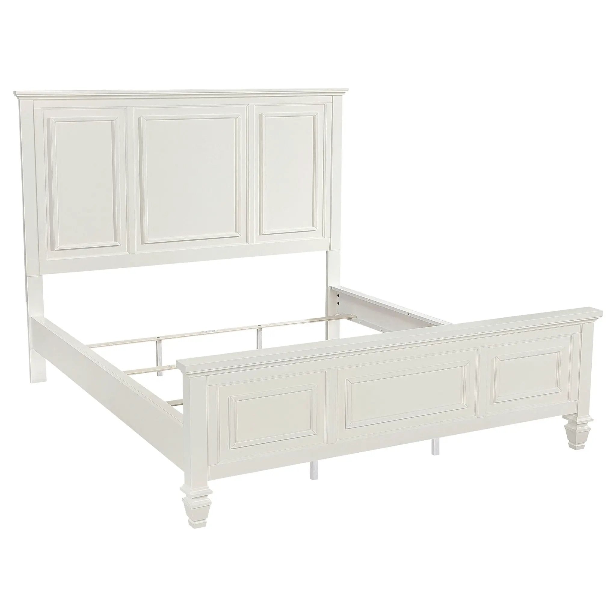 Sandy Beach 5-piece California King Bedroom Set Cream White by Unique Piece Furniture