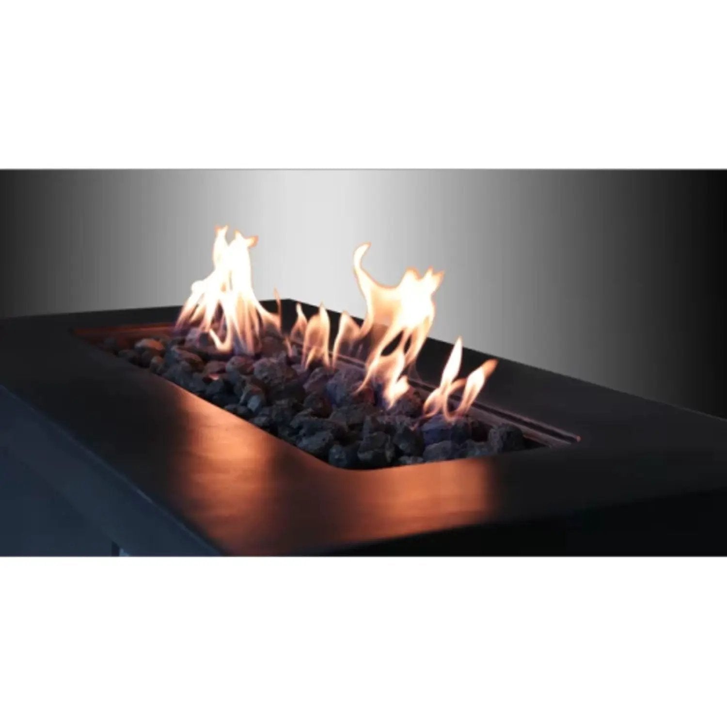Propane / Natural Gas Outdoor Fire Pit Table - Charcoal by HouseOfZazla