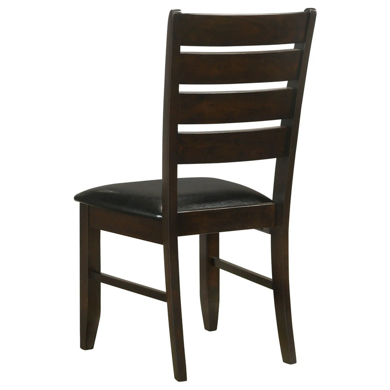 Dalila Wood Dining Side Chair Cappuccino (Set of 2) by Unique Piece Furniture