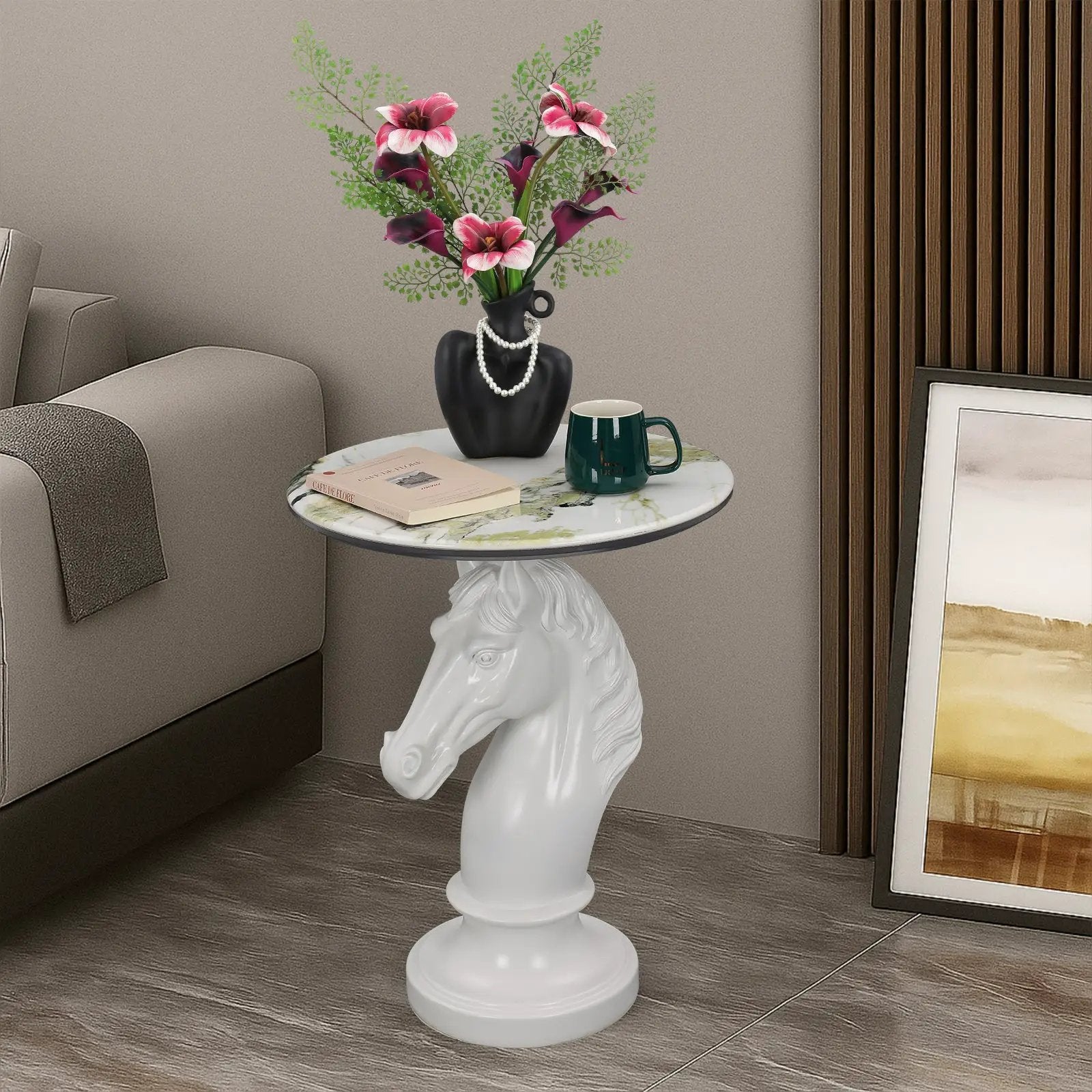 Horse Head Accent Table by HouseOfZazla