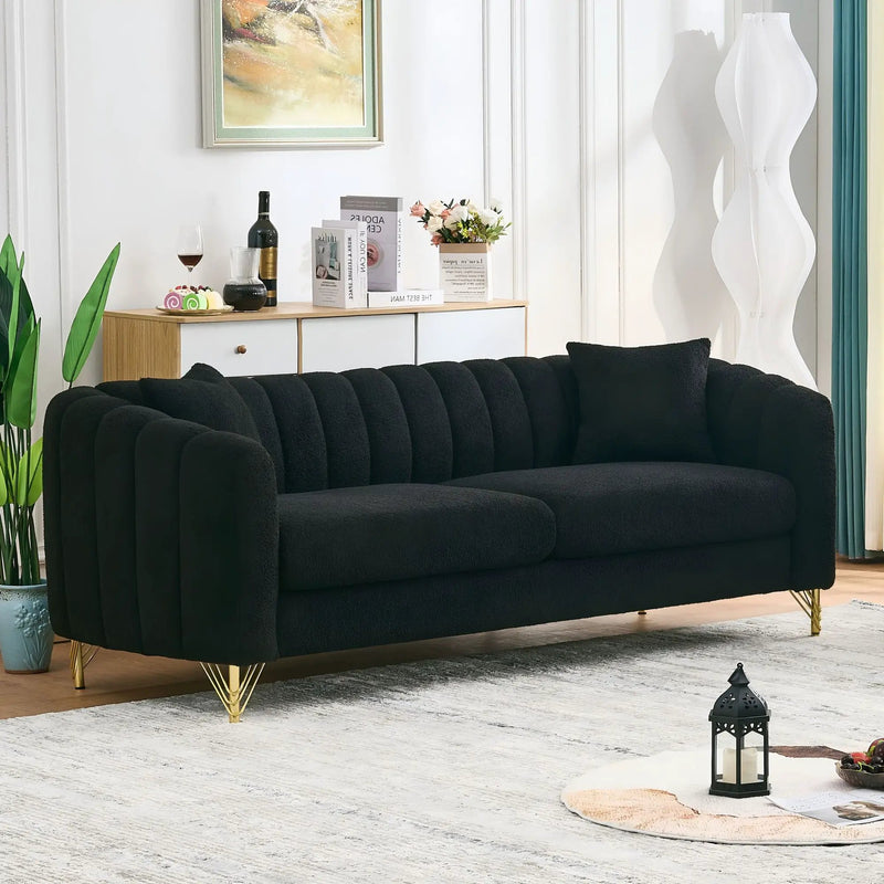 Tufted Oversized Sofa For Living Spaces by Unique Piece Furniture