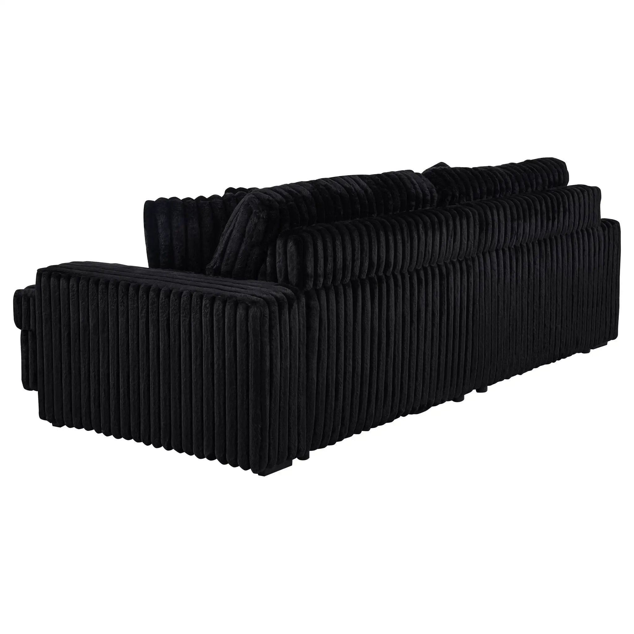 Clifford - Upholstered Dual Power Chaise Sofa - Black