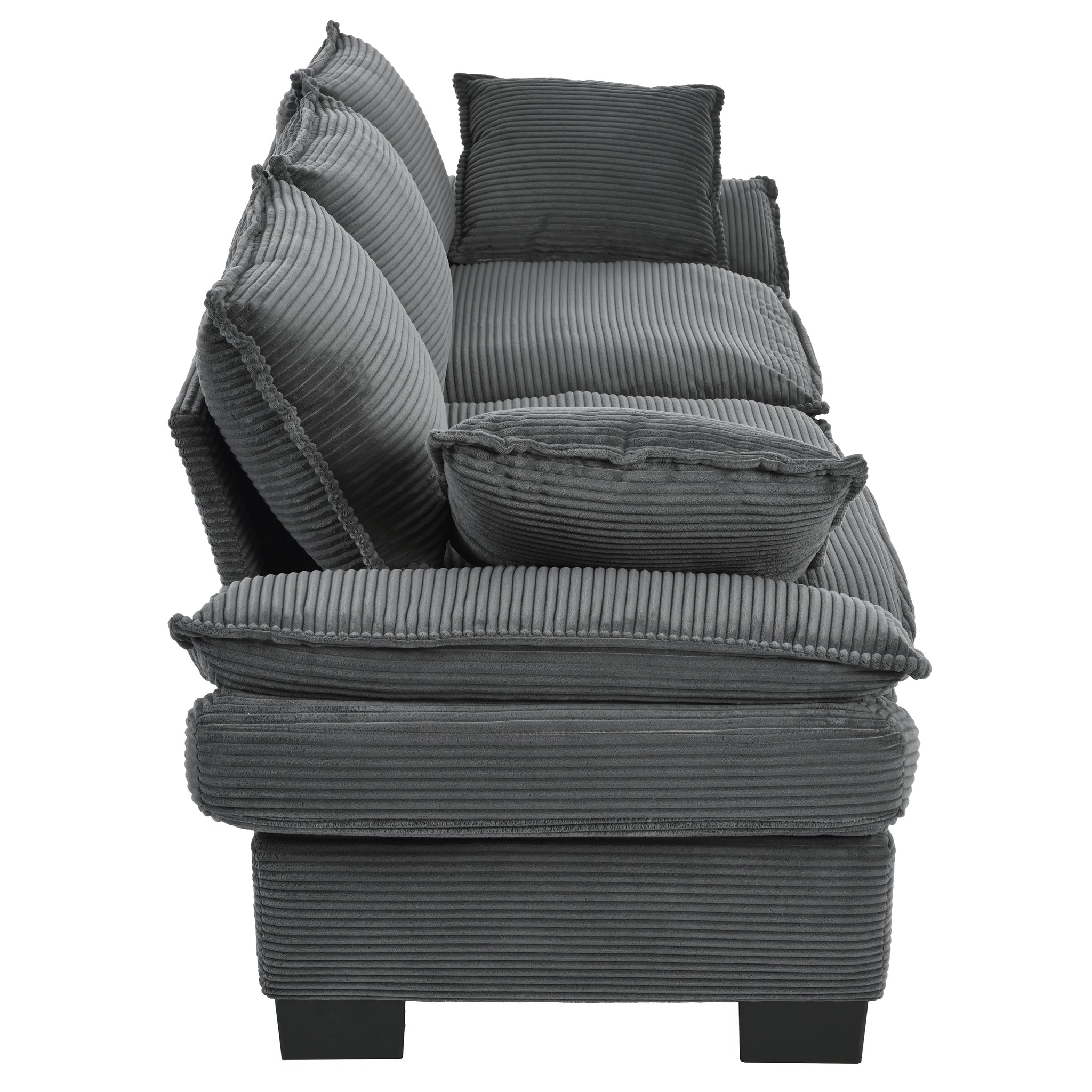 U-Style 85.4" Modern Curved Sofa by HouseOfZazla