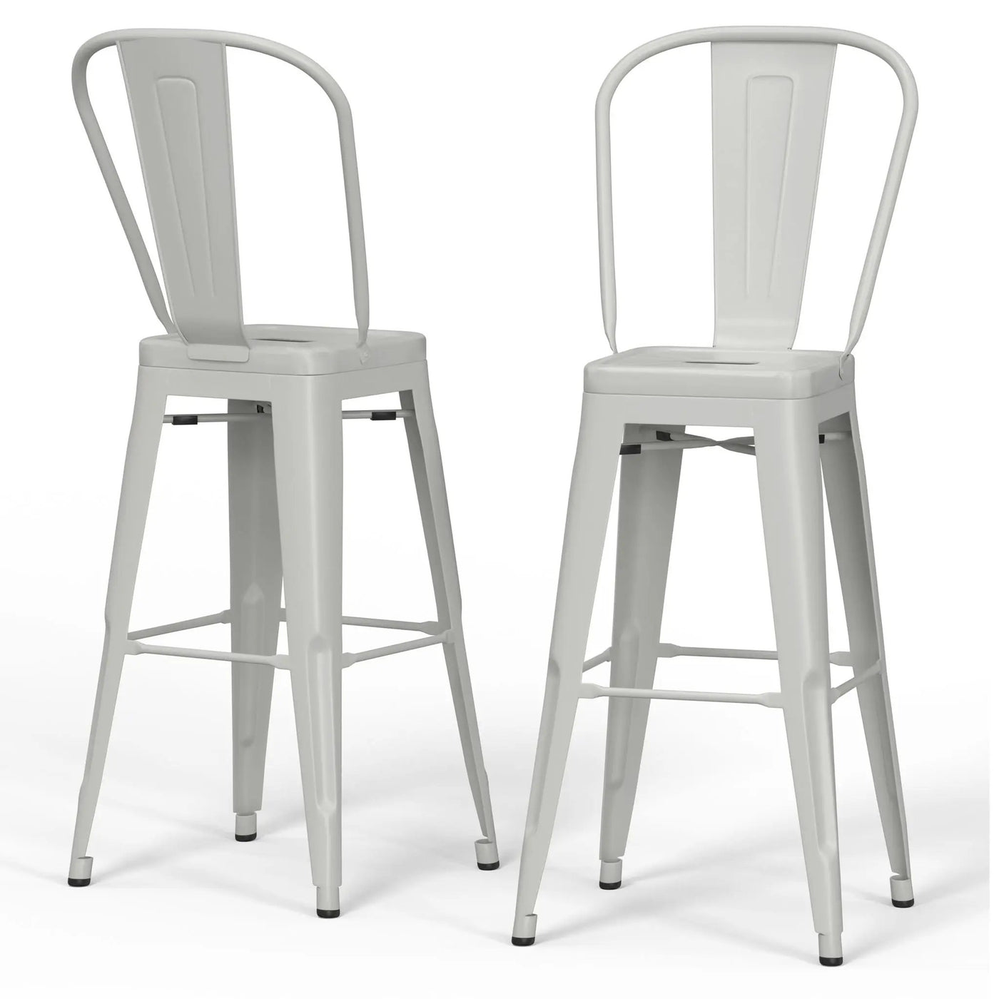 Fletcher - Handcrafted Metal Stool (Set of 2) by HouseOfZazla