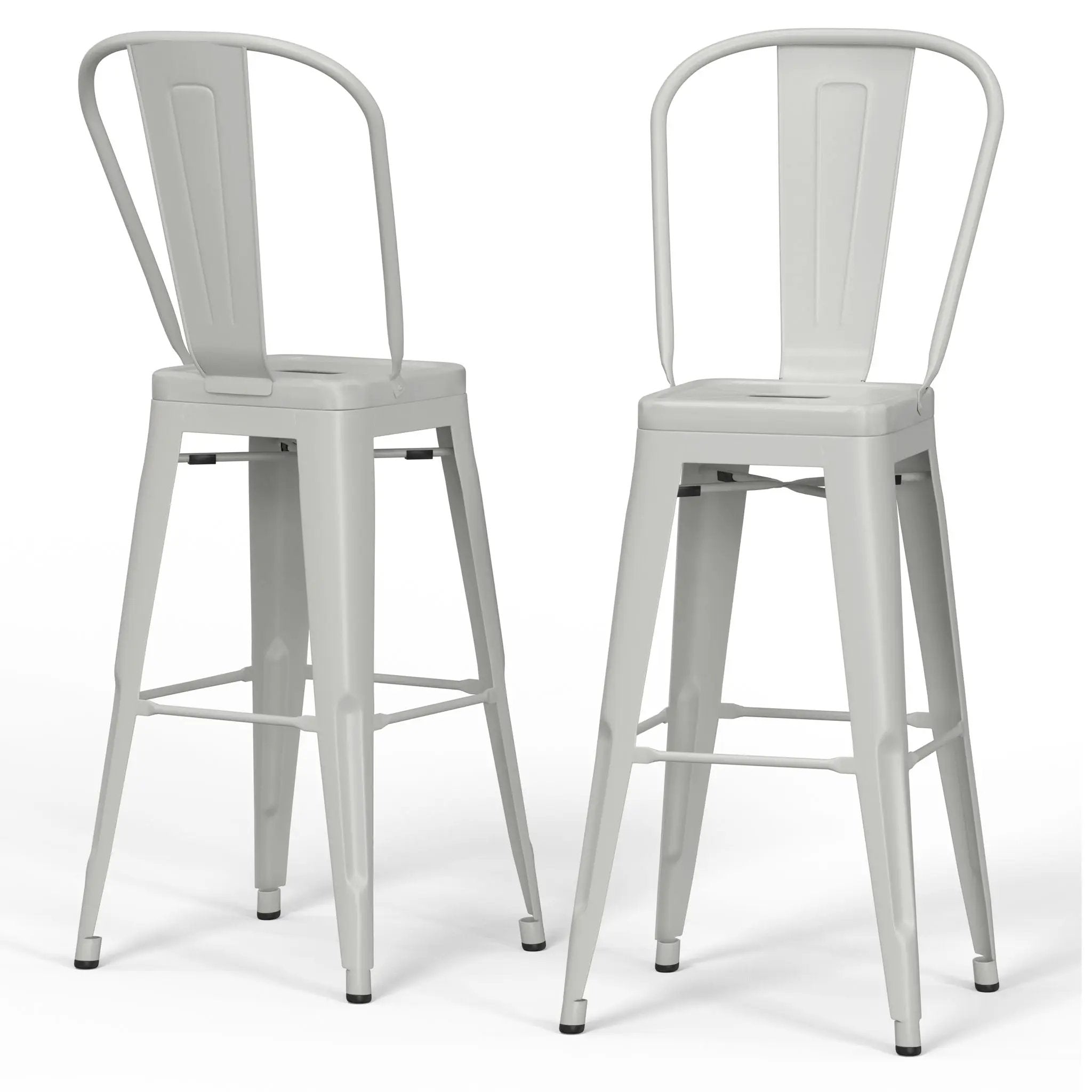 Fletcher - Handcrafted Metal Stool (Set of 2) by HouseOfZazla