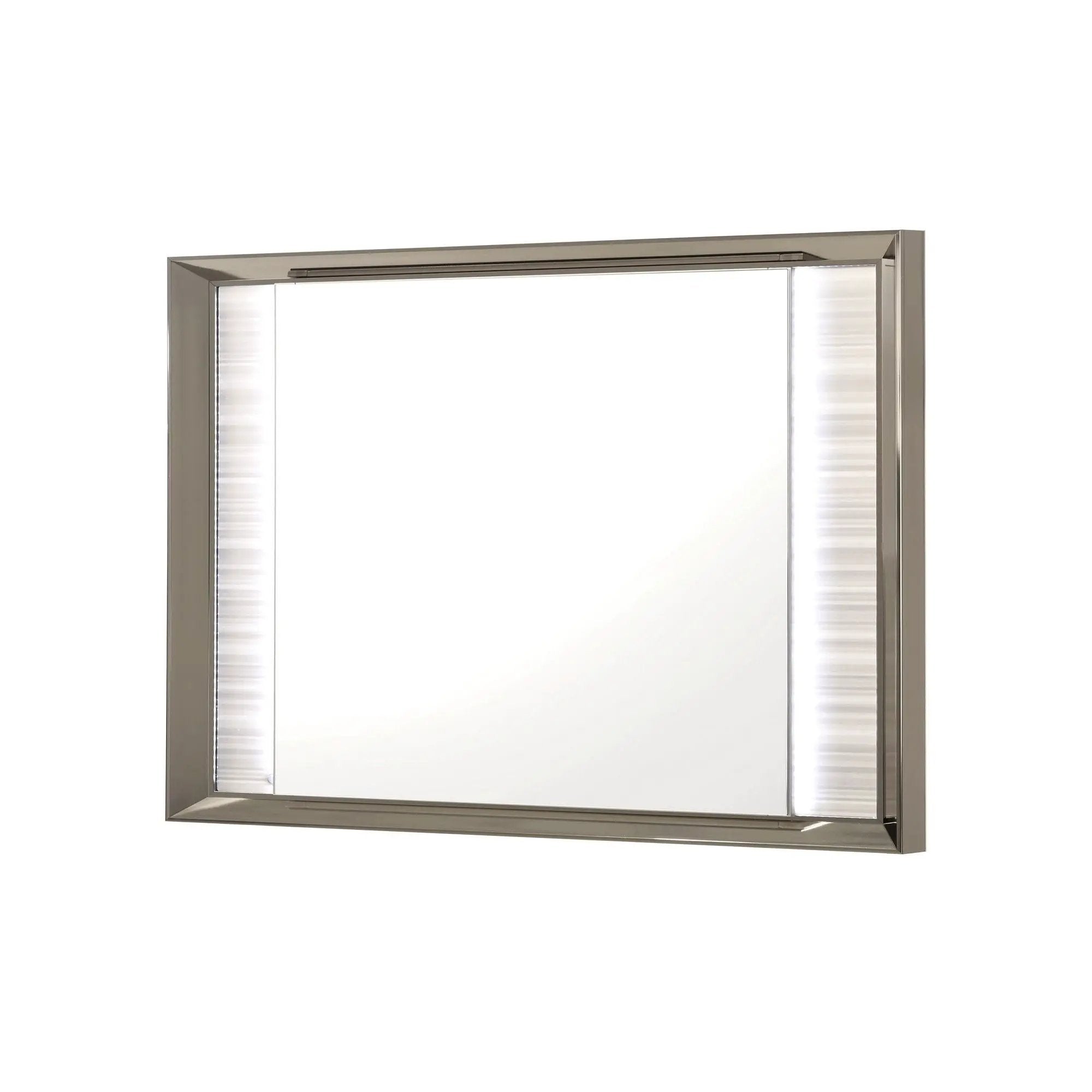 Star - Mirror With Built In LED And Frame - White by HouseOfZazla