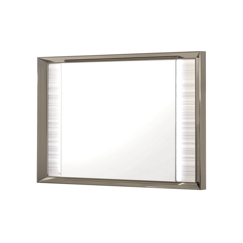 White LED Mirror with Built-In Lighting and Frame, photo 5 of 5