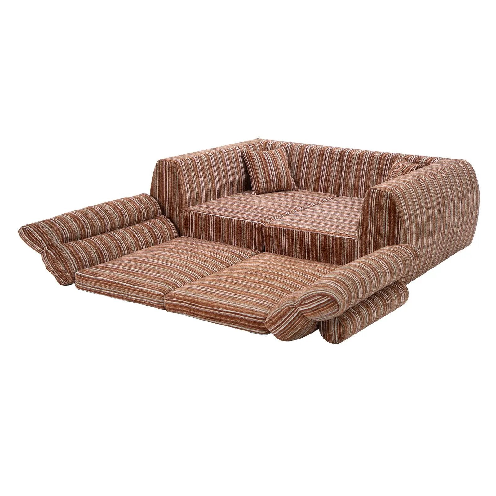 3 Seater, Couch With Throw Pillows For Living Room by Unique Piece Furniture