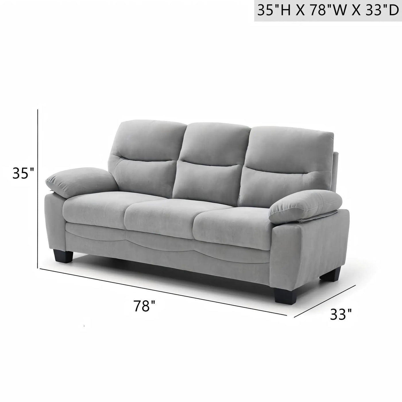 Summerton - Sofa With Pillow Top Arms by HouseOfZazla