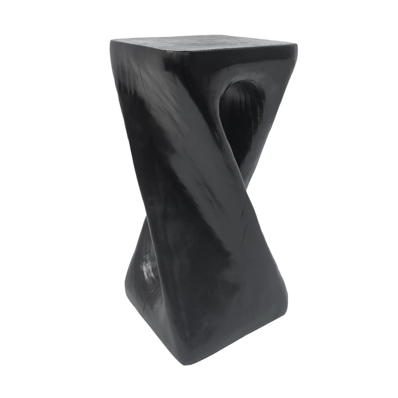 Outdoor Side Table Twist Shape End Table by BLAKHOM