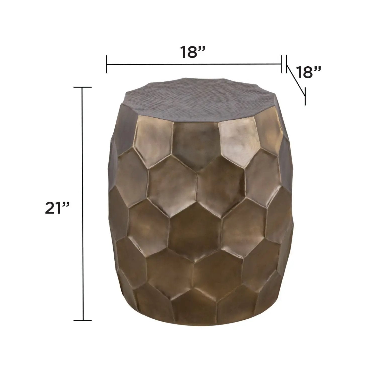 Et101 - End Table - Gold by HouseOfZazla